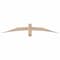 Ekena Millwork Bellingham Smooth Timber Gable Bracket, Douglas Fir, 60"W x 10"H x 1 1/2"D x 3 1/2"F, 4/12 Pitch GBW060X10X0204BEL00SDF - alternate 1